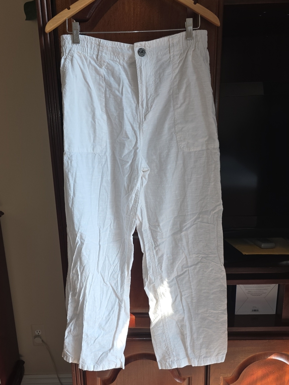 White Cotton Pants 2x